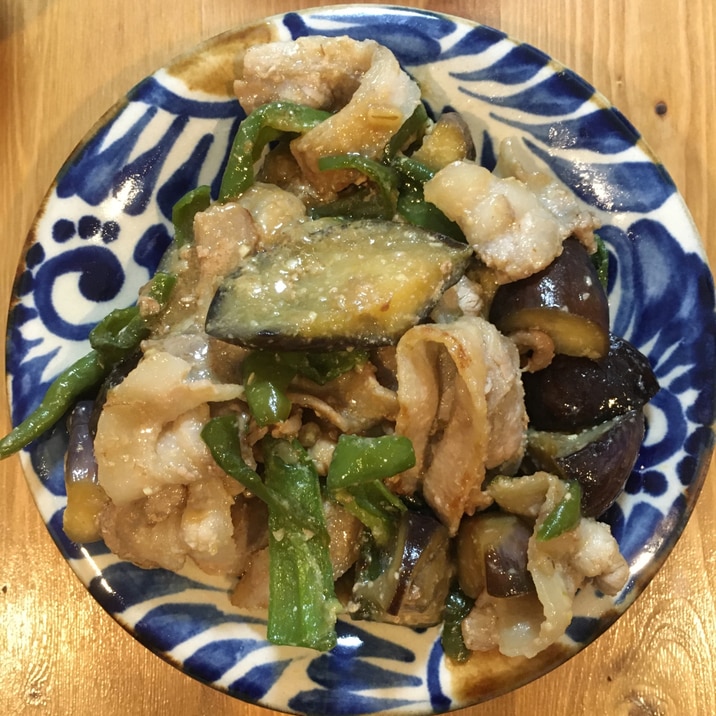 お婆ちゃん直伝!茄子ピーマンの味噌炒め